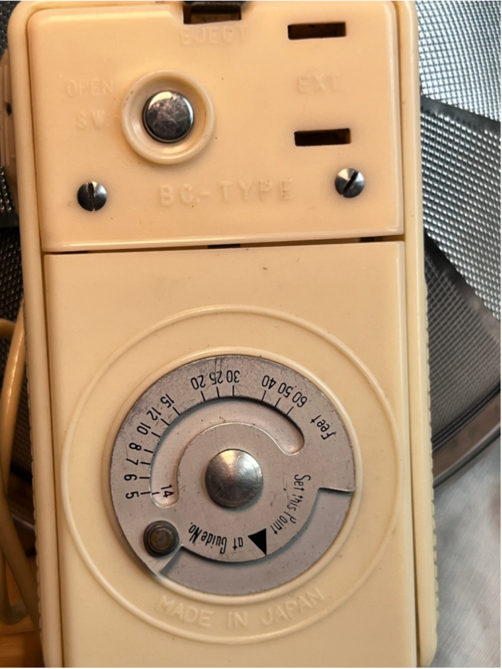 Alpex Vintage BC-Type Camera Flash with Leather Case One Size Brown Silver - Picture 6 of 16
